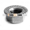 zinc plated flange nuts