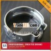 stainless steel single ear wall mount glass hardware