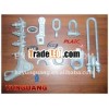 power overhead line fitting insulator fitting hot-dip galvanized cable clamp wire clip electric pole