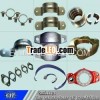 carbon steel resin sand casting clamp for auto valve part galvanized steel pipe clamp