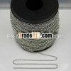 decorative 3.2mm silver plated silver ball chain spool