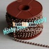 fancy 8mm diameter beads metal ball chain spool