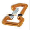 number 1 shape carabiner hook keychain