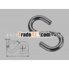 S Hook , stainless steel.