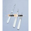 Stainless steel surgical knife handle