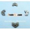 8 Brass shiny nickel fashion garment hooks