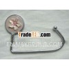 metal decor bag / purse hook with flower(P26011h)