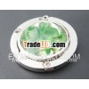 green flower handbag hook