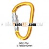 Metal Aluminum Locking Carabiner screw gate Karabiner
