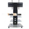 TV Stand: With Glass Shelves