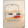 Iron framework and wood board wall bracket