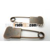 High quality safety pin for garment UNTI-COPPER