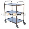 3 Tray Stainless Steel Trolley