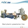 Wood plastic granulation line