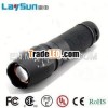 laysun aluminum alloy zoom focus waterproof cree xml t6 led flashlight aluminium flashlight 2 years