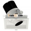 High quality / 1*9w High Power /Square Adjustable LED Recessed light
