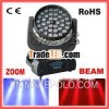 36 pcs RGBW 8W LED beam and zoom led moving head wash 360w ( WLEDM-13)