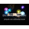 Colorful crackle glass solar led ball light with stick