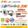 6.5W TUV certified SHARP Cob chip with optical lens dimmable Led Ceiling Light