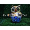 resin owl figurine with led light XW06221