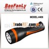 Brazil plug LED rechargeable flashlight with side light