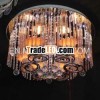 modern RGB LED dinning room k9 crystal pendant light