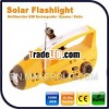 Multifunction USB Rechargeable Dynamo And Solar Flashlight