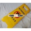 Newest!Folded plastic warning sign