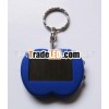 apple shaped 2 in 1 solar LED keychain