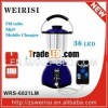 Portable LED lamp with FM radio USB MP3 Mobile phone charger (dry battery series)