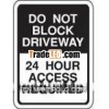 Reflective photoluminescent aluminum traffic road sign