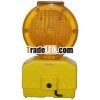 led yellow solar flashing warning light