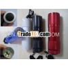 9 LED metal Flashlights with wrape