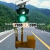solar traffic blinker