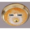 home lighting for flush mount golden glass cover and sliver baseceiling light