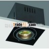 Square trimless MR16 halogen recessed downlight / Square trimless downlight