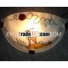 Glass Round Moon E27 Ceiling Wall Mount
