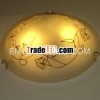 Round Moon Glass Ceiling Lamps