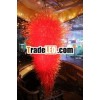 Red Stairs Blown Art Glass Chandeliers By Home and Hotel