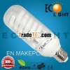 New Design half spiral T3 Energy Saving Bulb frosted glass 15w
