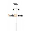 solar garden light double arm