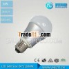 2013 Aluminium LED bulb diffuss glass 6W 50000hrs E27