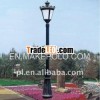 Die-cast aluminum garden light with PMMA lampshade