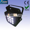 HOT 9*15w 5in1 RGBWA CE battery powered led light,  wrieless dmx led lights