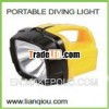 Cree LED super search portable diving light, portable waterproof light,  SUPER bright spotlight