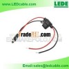 Waterproof In-Line Blade Fuse Holder with DC Connector For motorcycle accent LED light