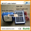 2013 new&hot design 1w SUPER BRIGHT LED rechargeable solar camping light MZ-817, rechargeable ca