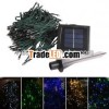 22m Solar Powered 200 LED String Light Lamp Blue Light for Outdoor Garden Christmas Decoration