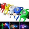 New LED Silicone Bicycle Light Front Or Rear Clip Light Bike Push