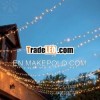 80leds warm white connectable led decorative patio string lights
